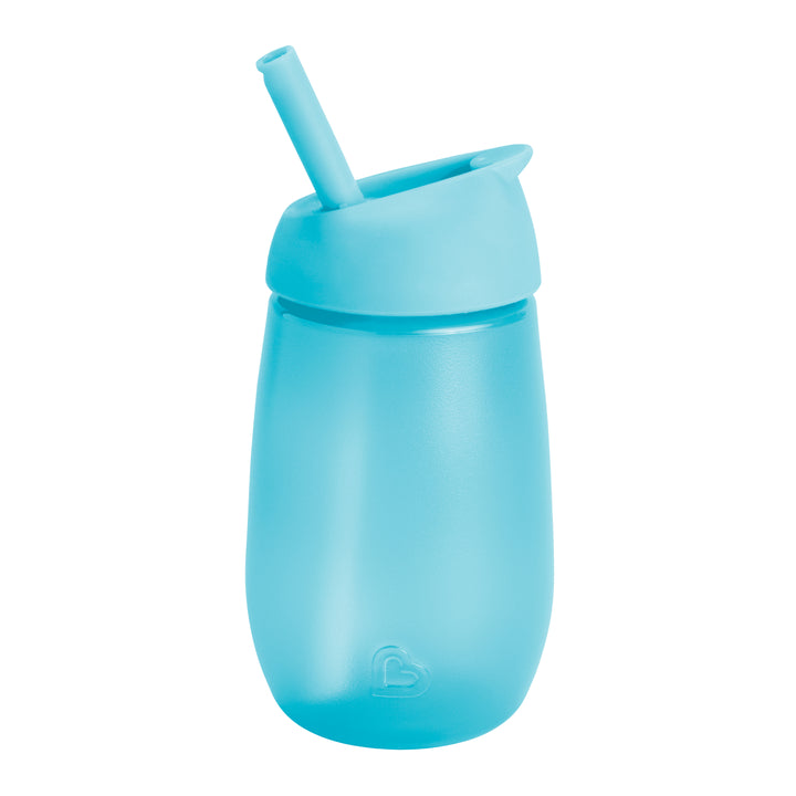 Munchkin 10oz Simple Clean Toddler Straw Cup With Lid 1Pk - Blue
