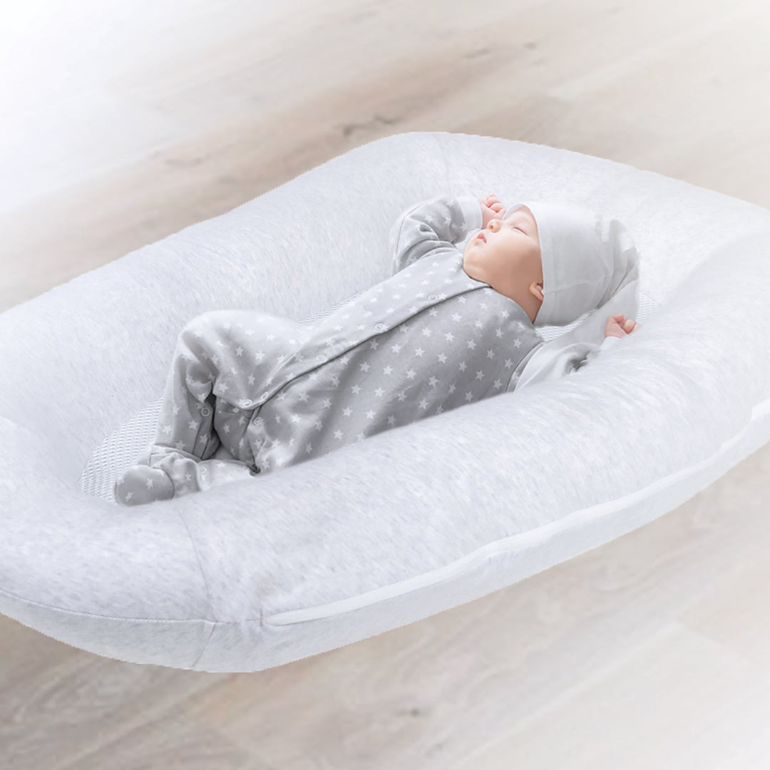 Childcare Newborn Baby Cuddle Me Nest With Relax Large Sleeping Area - Cool Grey