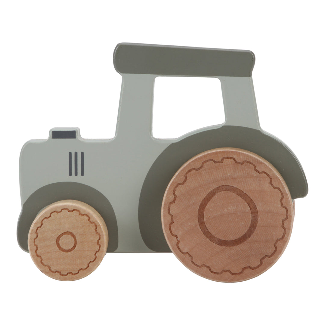 Little Dutch Little Farm Wooden Tractor Baby Toy