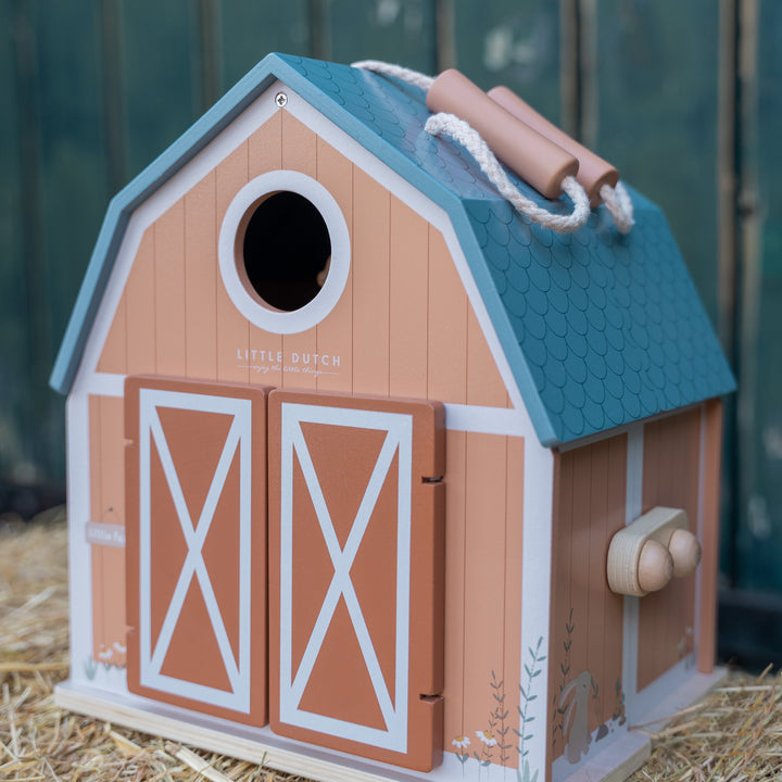 Little Dutch Little Farm Doll's House Kids Playhouse Barn