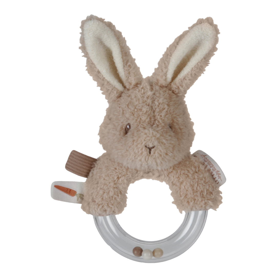 Little Dutch Baby Bunny Soft Ring Rattle Bunny Baby Toy