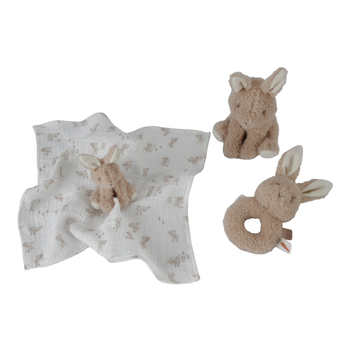 Little Dutch Baby Bunny Gift Box Plush Comforter Soft Ring Rattle