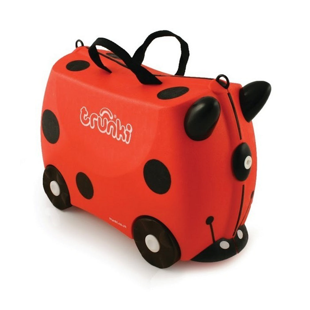 Trunki Lightweight And Durable Ride-on Luggage Kids Travel Suitcase - Harley Ladybug