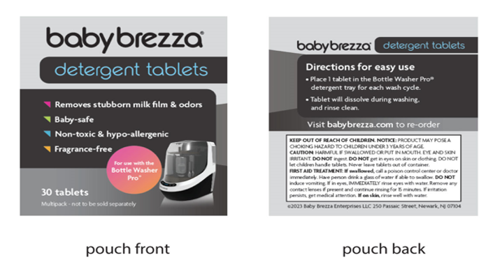 Baby Brezza Bottle Washer Pro Detergent Tablets