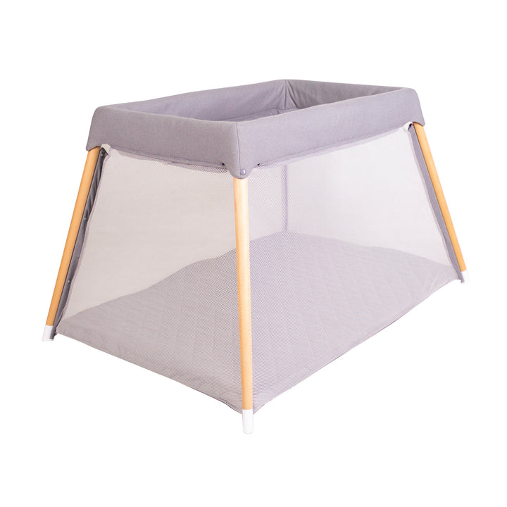 Bebecare Zuri Timber Travel Cot - Natural