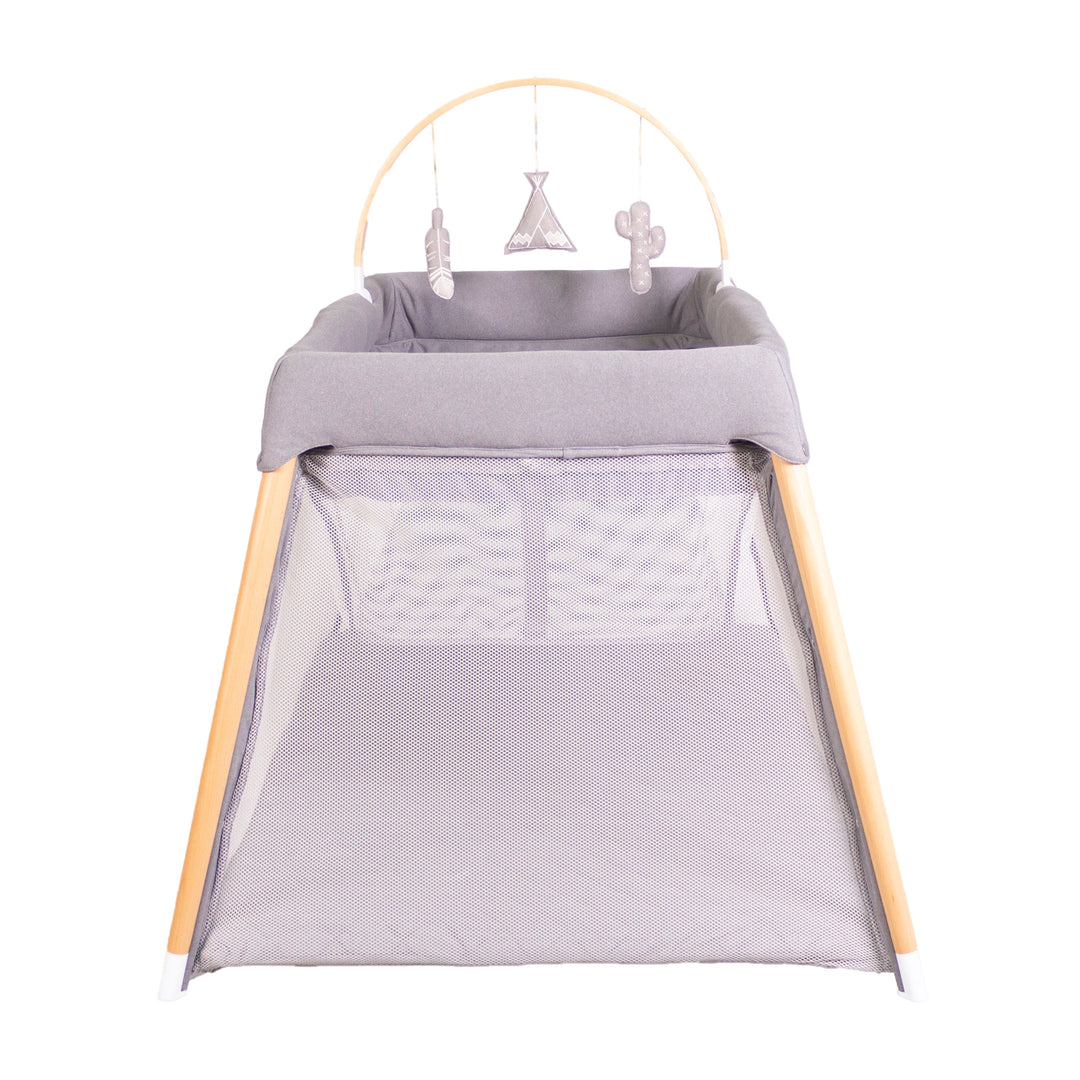 Bebecare Zuri Timber Travel Cot - Natural