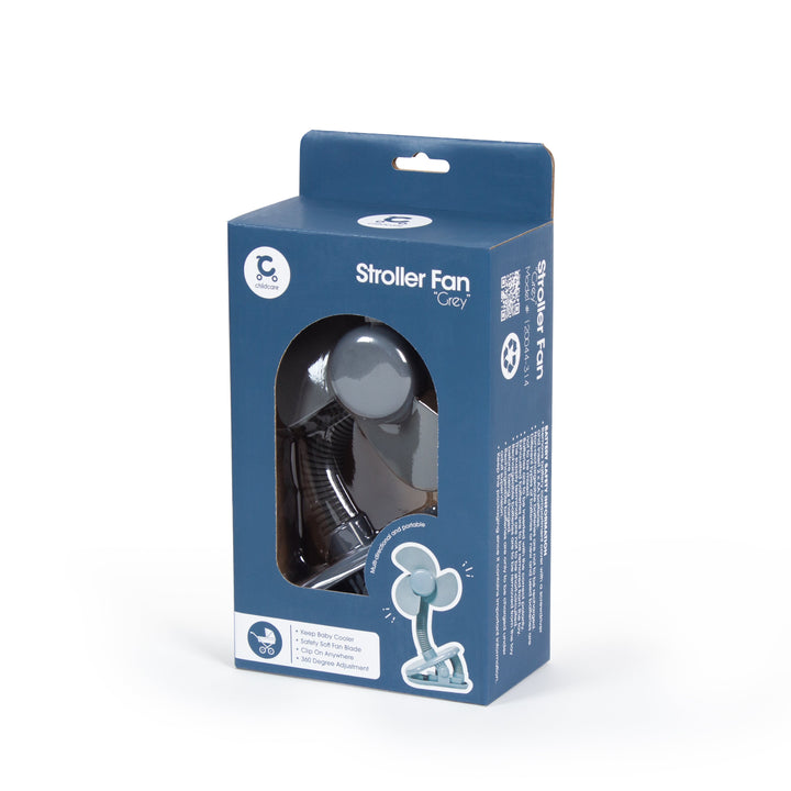 Childcare Stroller Fan - Grey