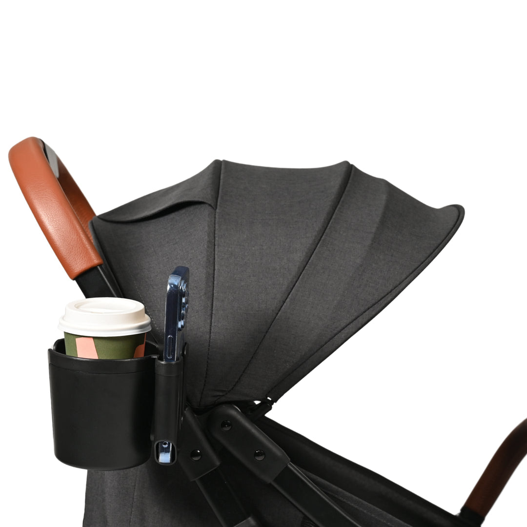Childcare Stroller Cup & Mobile Holder - Black