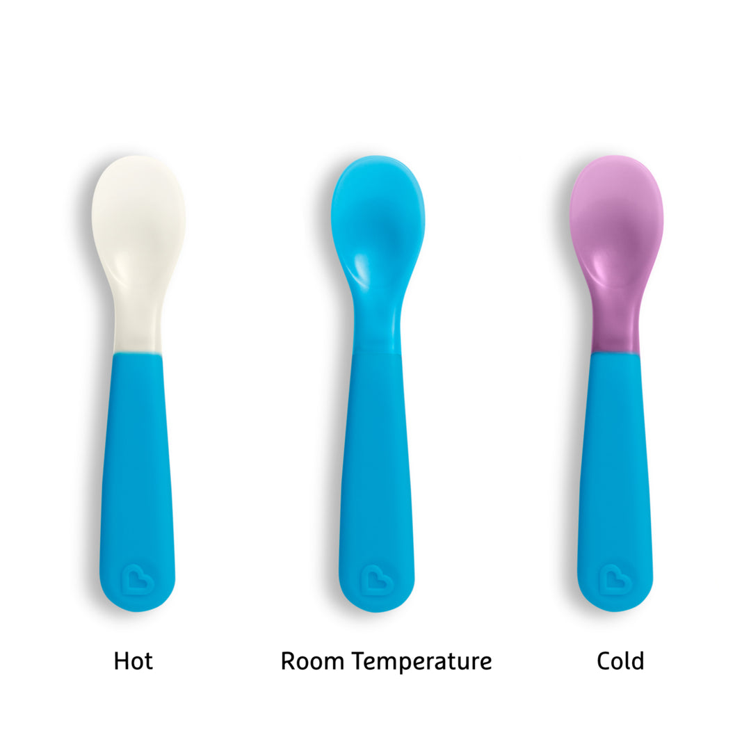 Munchkin Color Reveal Color Changing Toddler Utensils - 6pk