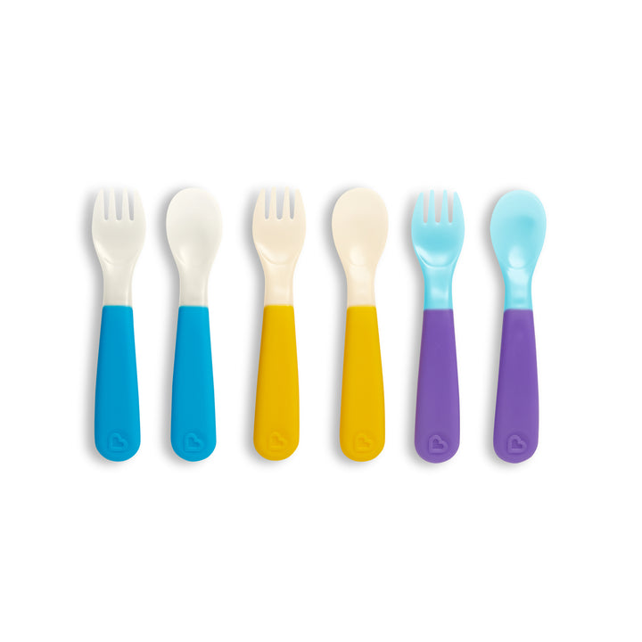 Munchkin Color Reveal Color Changing Toddler Utensils - 6pk