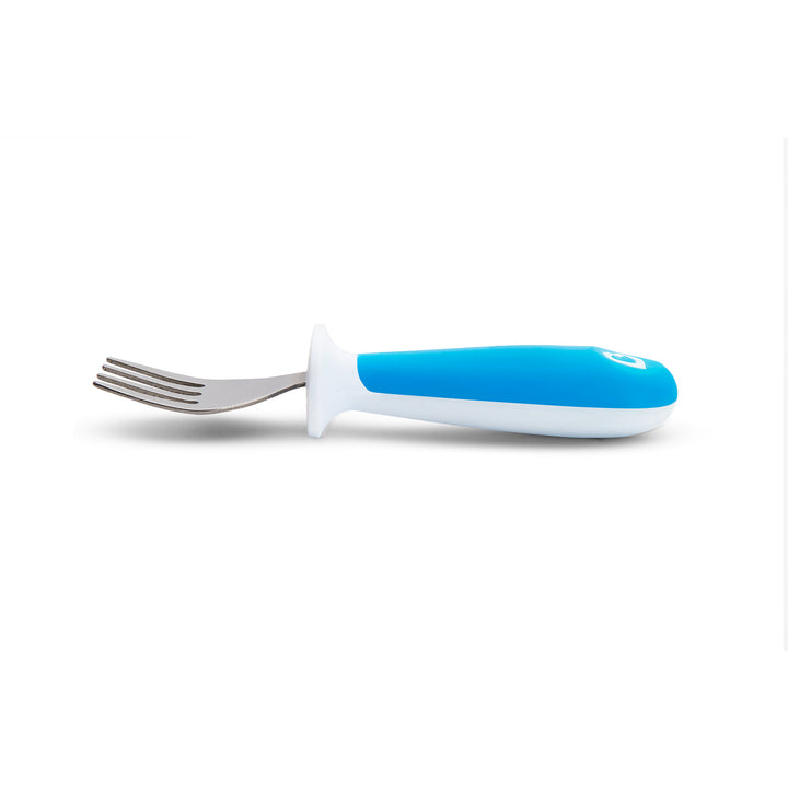 Munchkin Raise Toddler Fork & Spoon Set Toddler Utensils - Blue