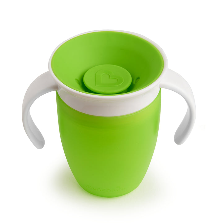 Munchkin 7oz Miracle 360° Trainer Cup With Spoutless Design - Green