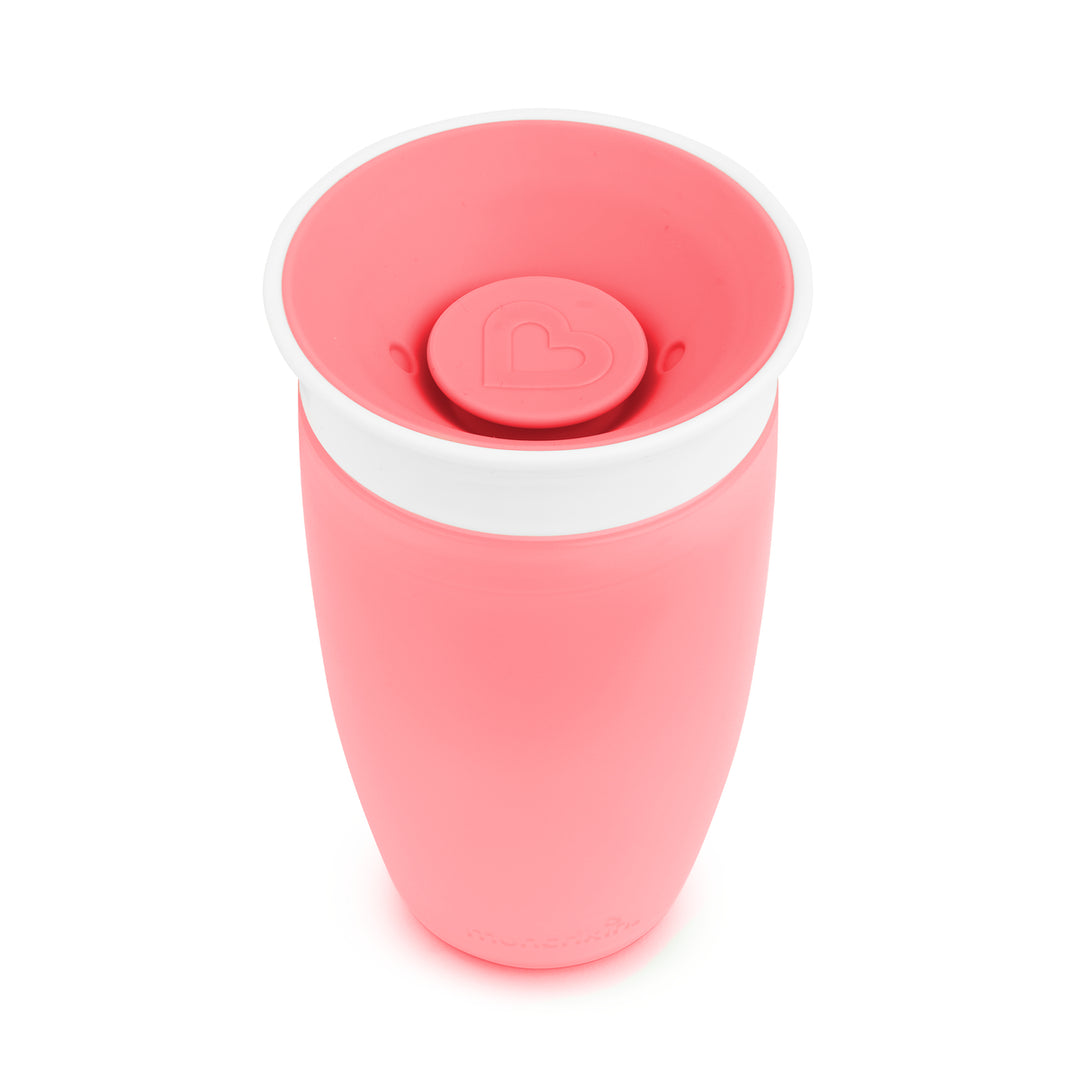 Munchkin 10oz Miracle 360° Toddler Cup With Spoutless design 1Pk - Pink