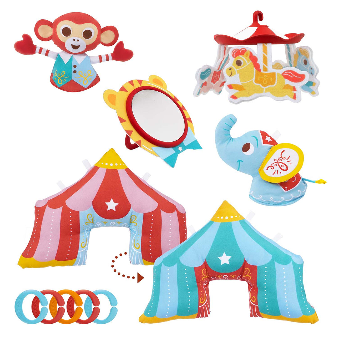 Yookidoo Gymotion Circus Playland Baby Play Mat Gym