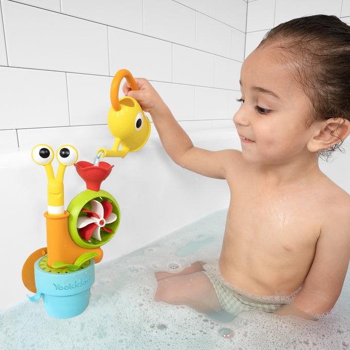 Yookidoo Pour 'N' Grow Pop-Up Garden Kids Bathing Toy Snail & Bee Set
