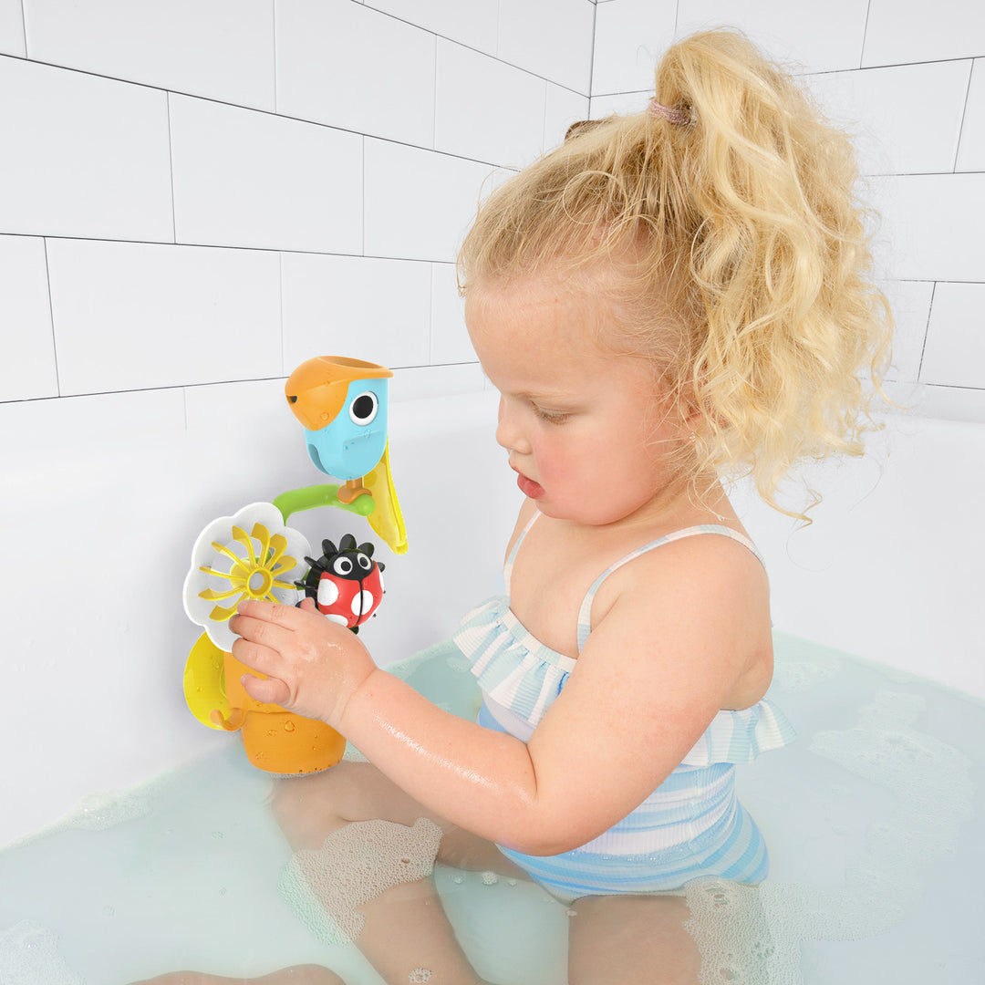 Yookidoo Pour 'N' Spin Tipping Bird Kids Bathing Water Play Toy