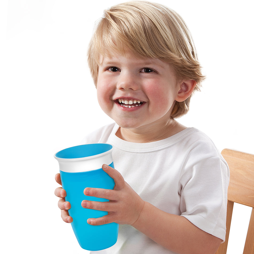 Munchkin 10oz Miracle 360° Toddler Cup With Spoutless design 1Pk - Blue