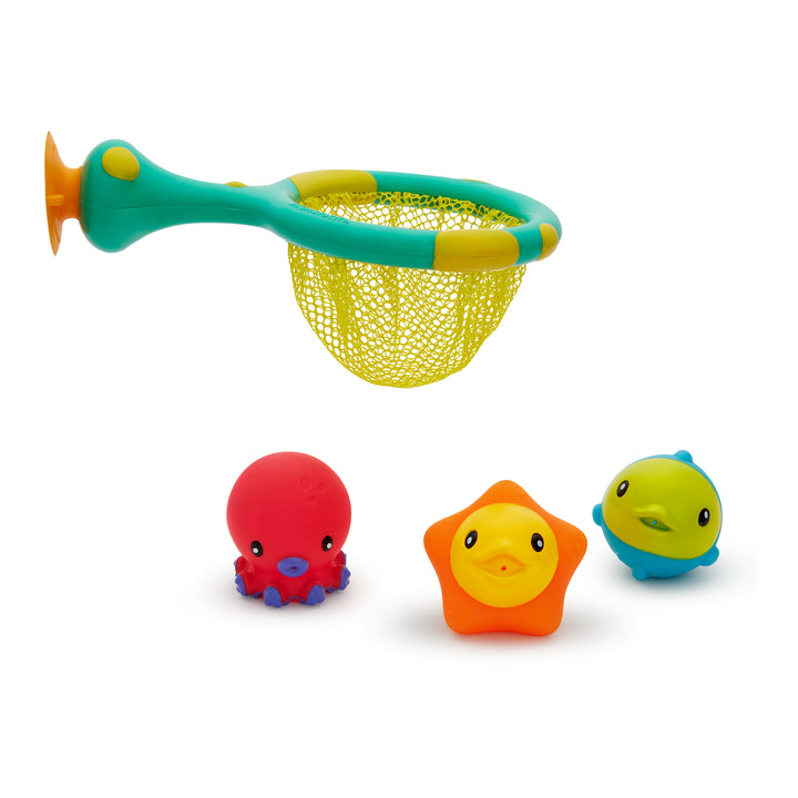 Munchkin Colourful Baby Basketball Catch & Score Hoop Bath Toy