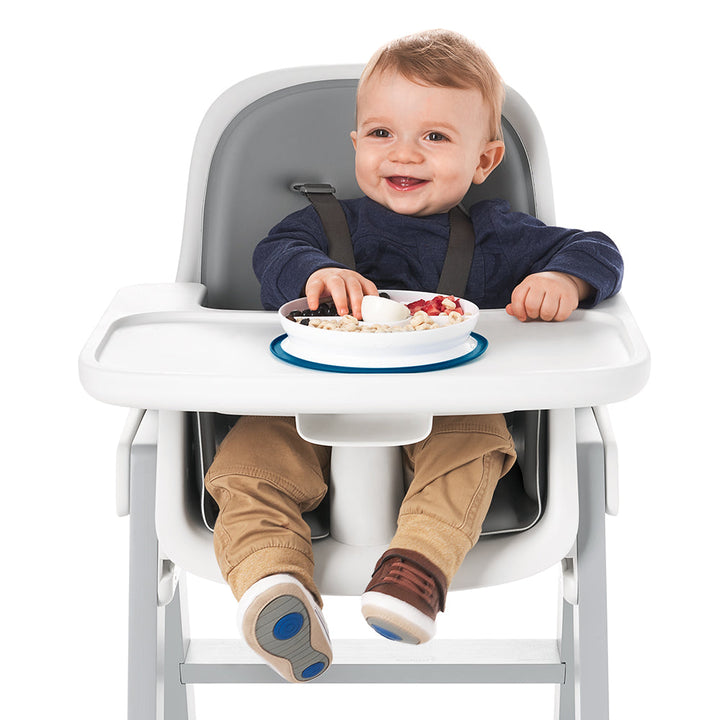 OXO TOT Stick & Stay Kids Feeding Divided Plate - Navy