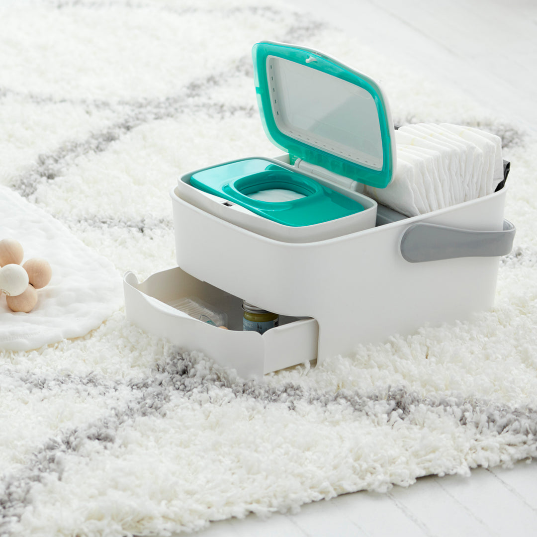 OXO Tot Diaper Caddy with Changing Mat - Grey