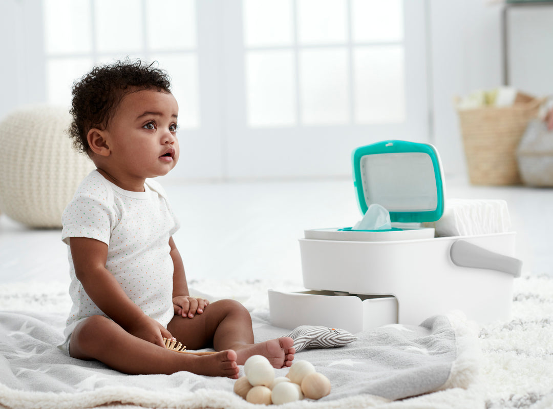 OXO Tot Diaper Caddy with Changing Mat - Grey