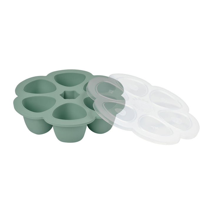 Beaba Multiportions Silicone Freezer Tray 6 X 150ml - Sage Green