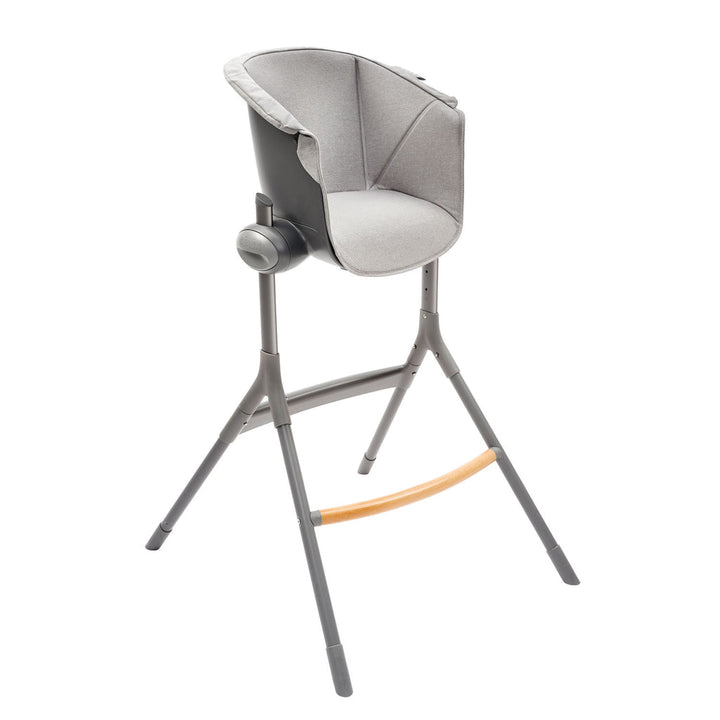 Beaba Up & Down High Chair Seat Pad - Grey Junior Seat Textile