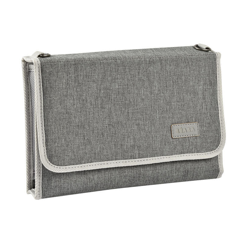 Beaba On-the-go Changing Pouch Baby Mat - Heather Grey