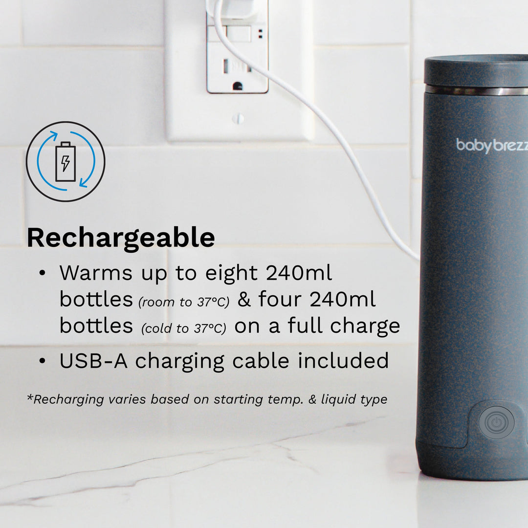 Baby Brezza Superfast Portable Bottle Warmer - Black