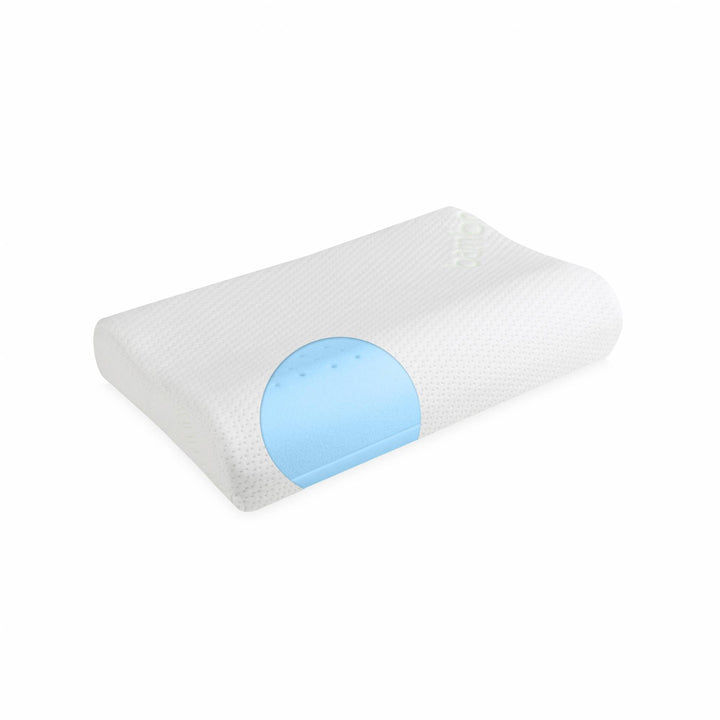 Comfy Baby Adjustable Baby Kids Support Memory Foam Pillow - White