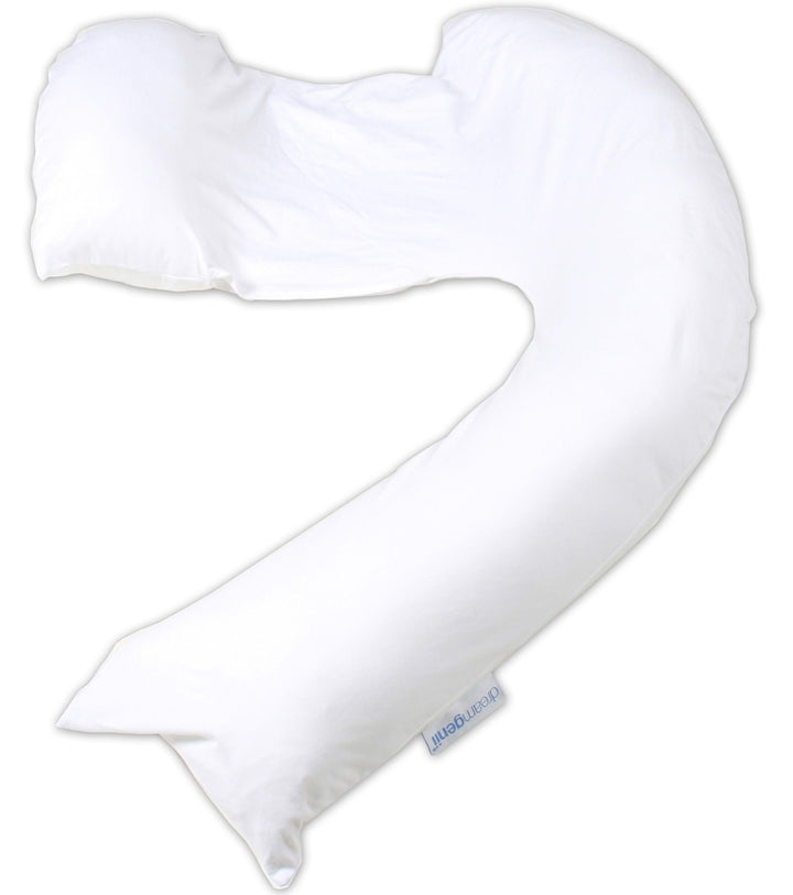 Dreamgenii Nursing Breast Feeding Pregnancy Support Pillow - White