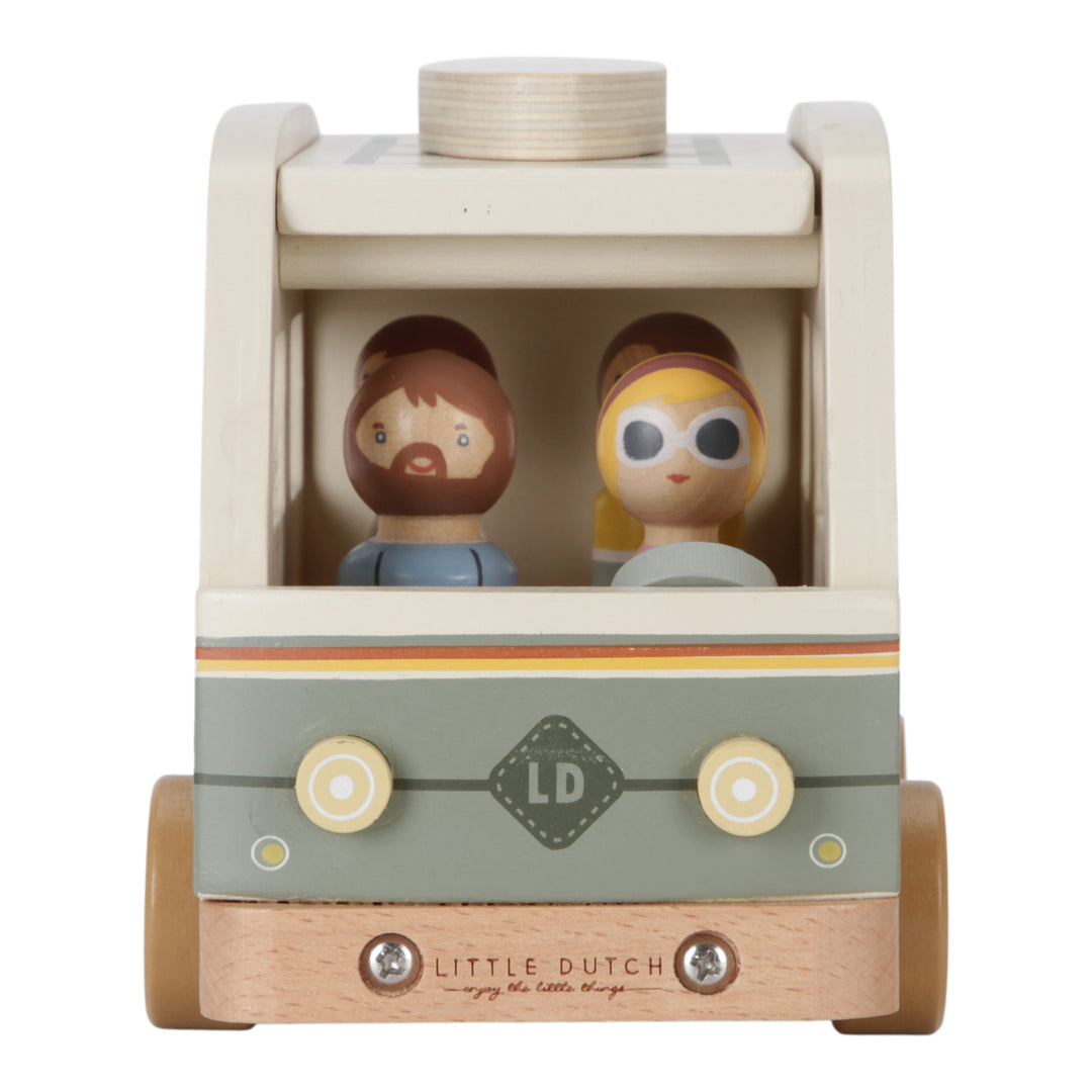 Little Dutch Wooden Vintage Campervan Toy