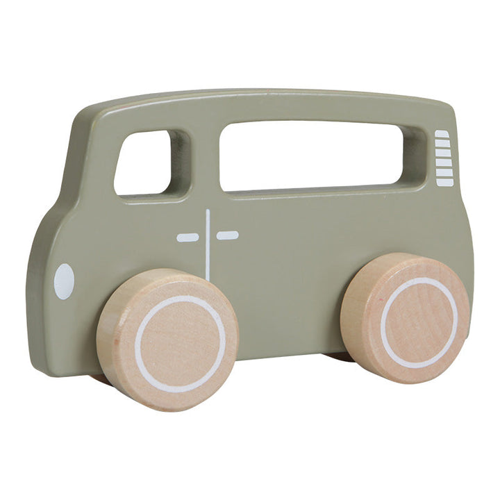 Little Dutch Wooden Driveable Van With Solid Wooden Wheels