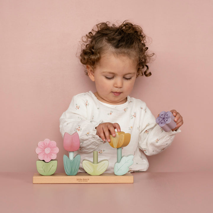 Little Dutch Fairy Garden Stacking Puzzle Flower