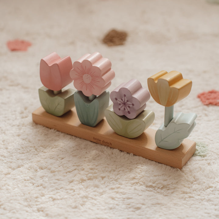 Little Dutch Fairy Garden Stacking Puzzle Flower