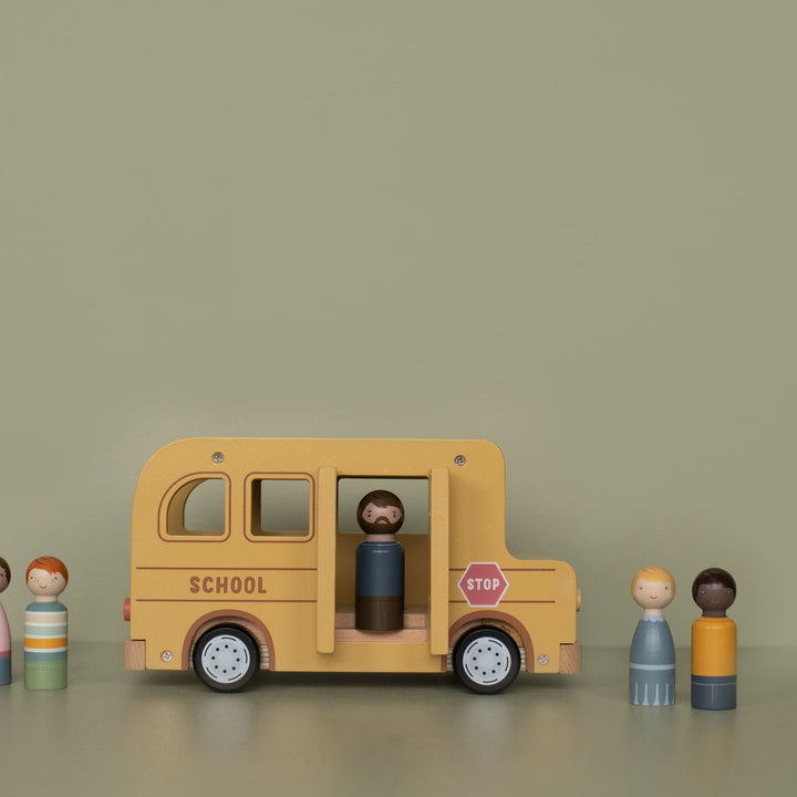 Little Dutch Wooden School Bus