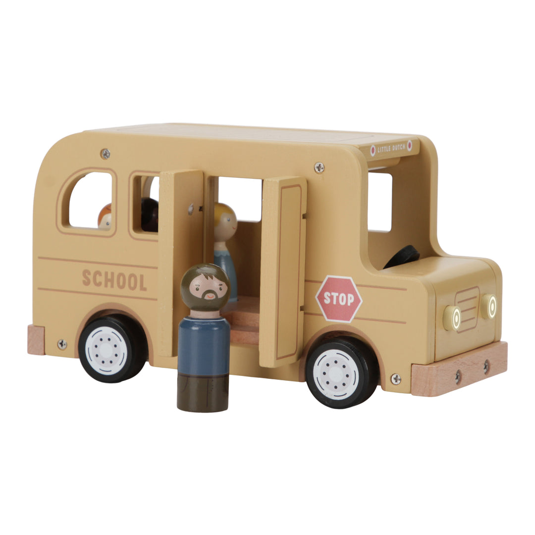 Little Dutch Wooden School Bus