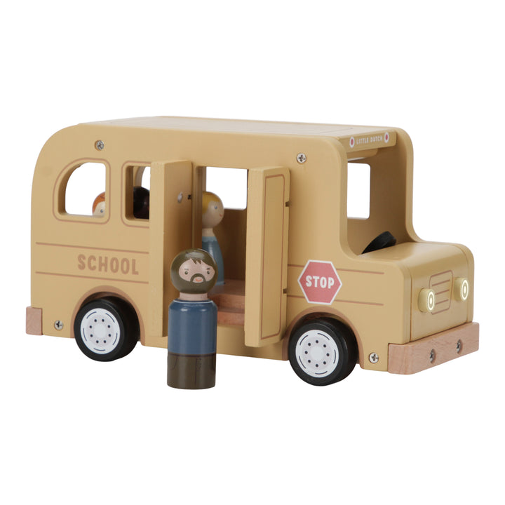 Little Dutch Wooden School Bus