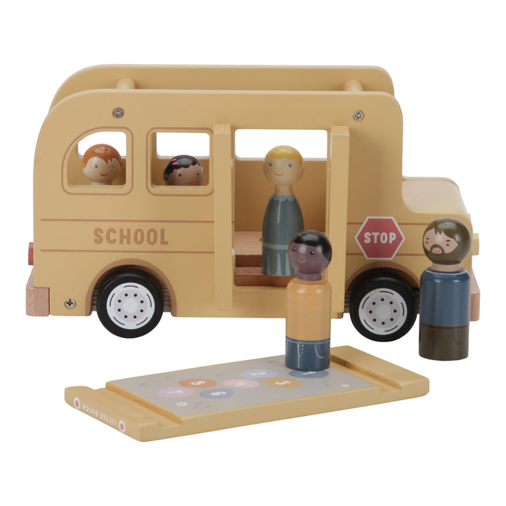 Little Dutch Wooden School Bus
