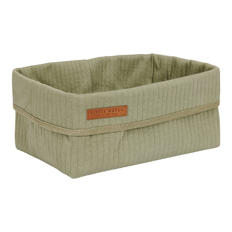 Little Dutch Storage Basket Nursery Organiser - Large - Pure Olive