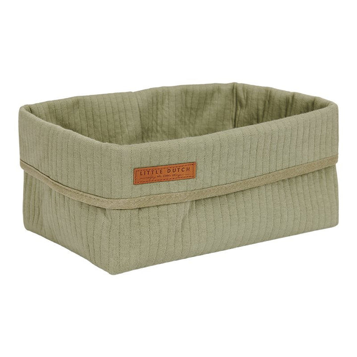 Little Dutch Storage Basket Nursery Organiser - Large - Pure Olive