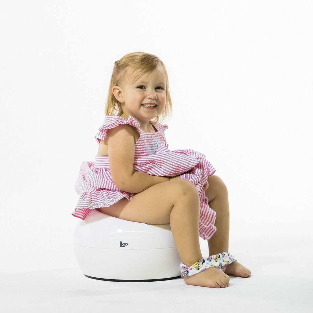 Joovy Loo Potty Comfortable Toilet Training Seat Kids Baby Toddler - White