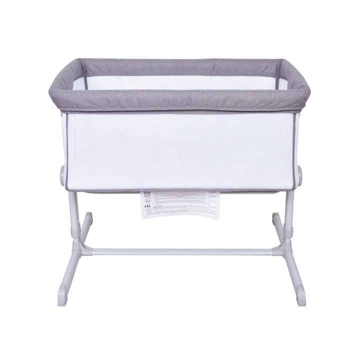 Childcare Comfortable Dusk Bedside Sleeper Baby Bassinet Co-Sleeper & Mattress Grey
