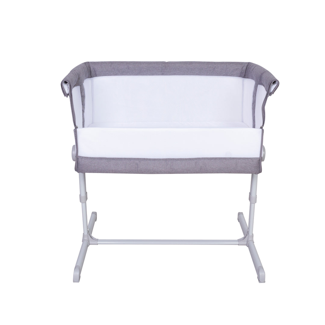 Childcare Comfortable Dusk Bedside Sleeper Baby Bassinet Co-Sleeper & Mattress Grey