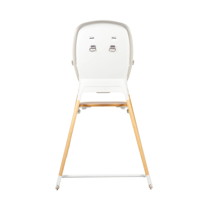 Childcare Qube Classic Look Timber Legs High Chair With Removable & Adjustable Tray