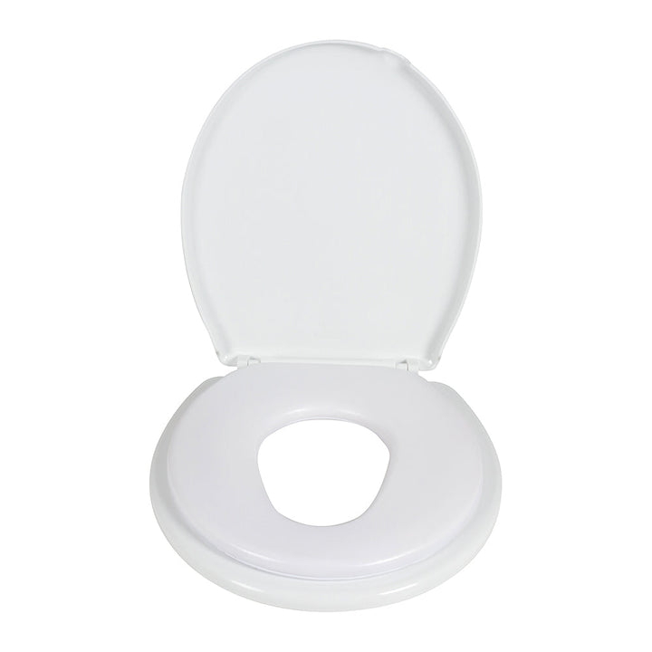 Childcare 2-IN-1 Toddler Toilet Padded Potty Trainer Seat Easy Installation
- White