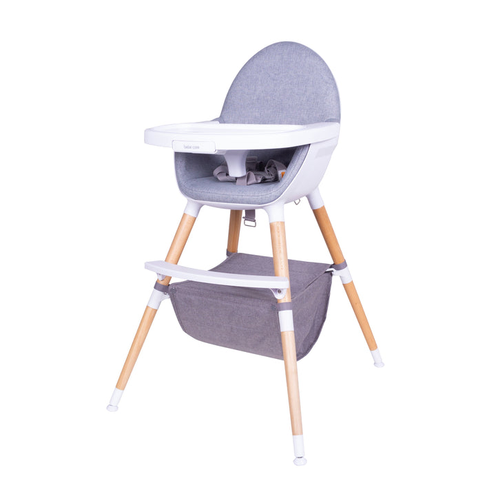 Bebecare Baby Infant Toddler Zuri Feeding Multi-functional High Chair - Natural