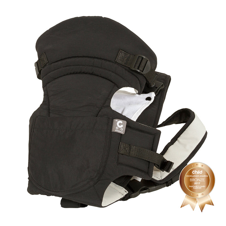 Childcare Adjustable Padded Shoulder Straps Harness Baby Infant Carrier - Black