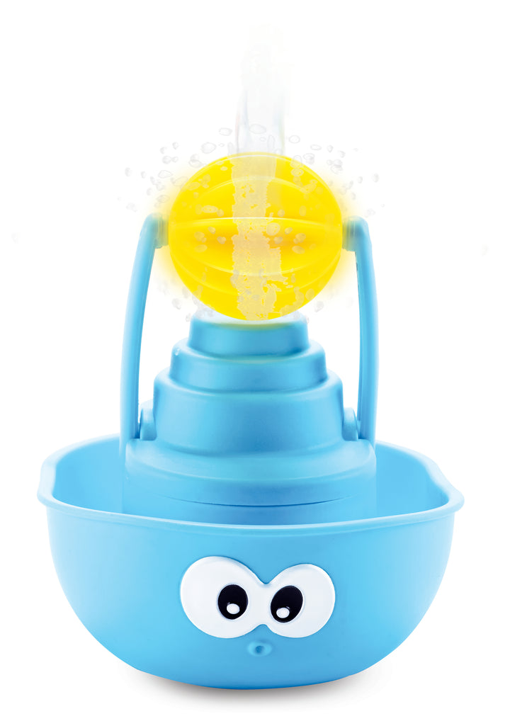 Yookidoo Battery And Easy To Operate Baby Bath Toy Stack N Spray Tub Fountain