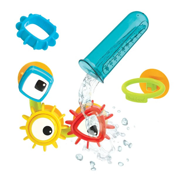Yookidoo Spin N Sort Water Gear Bath Toy With Different Gear Shape And Colour